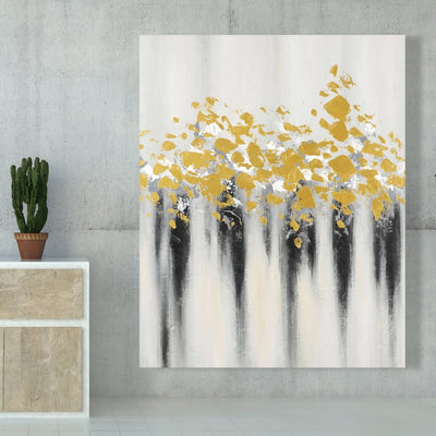 Small Golden Spots, Fine art gallery wrapped canvas 24x36