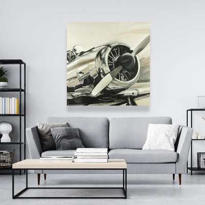 Vintage Aircraft, Fine art gallery wrapped canvas 24x36