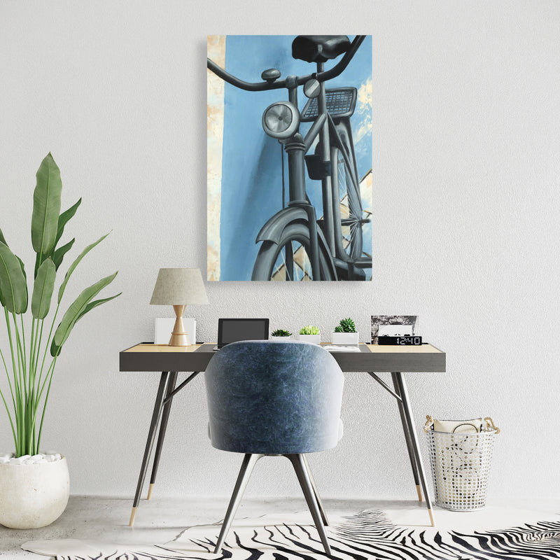 Abandoned Bicycle, Fine art gallery wrapped canvas 24x36