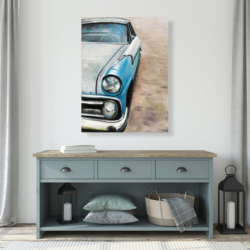 Old Classic Car, Fine art gallery wrapped canvas 24x36