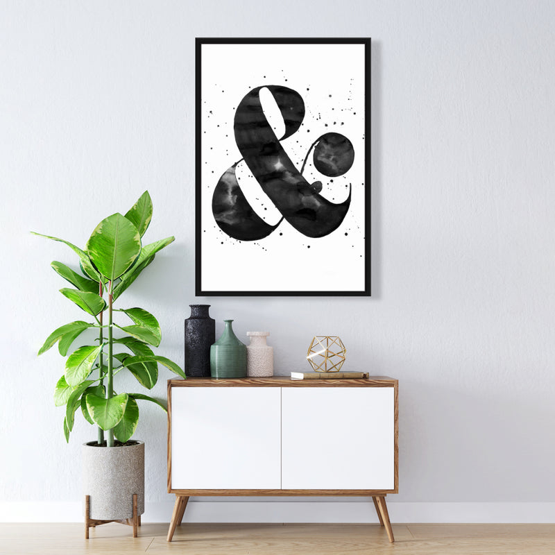 Ampersand, Fine art gallery wrapped canvas 24x36