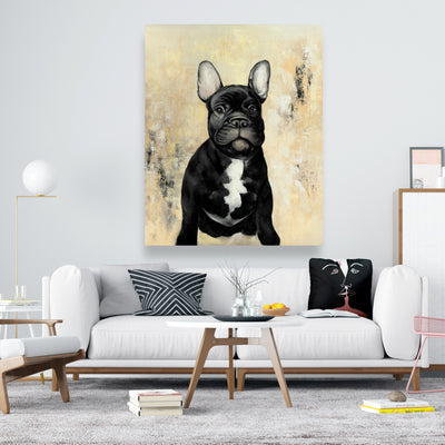 French Bulldog, Fine art gallery wrapped canvas 24x36