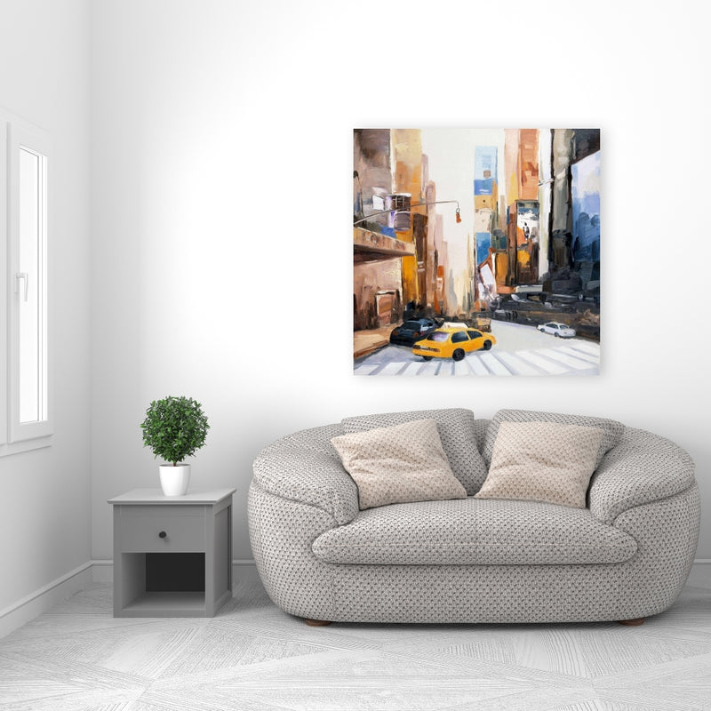 N-Y Early In The Morning, Fine art gallery wrapped canvas 24x36