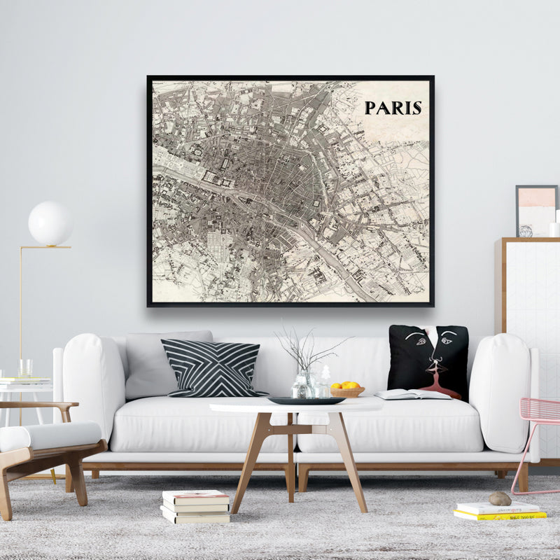 Paris, Fine art gallery wrapped canvas 24x36