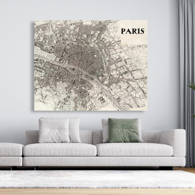 Paris, Fine art gallery wrapped canvas 24x36