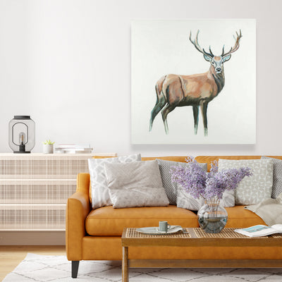 Deer, Fine art gallery wrapped canvas 16x48