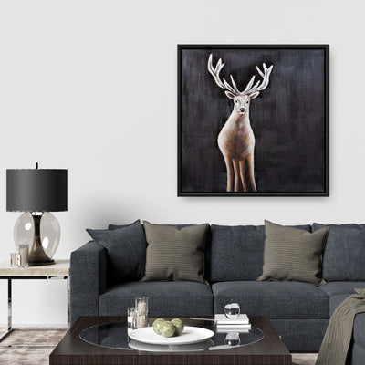 Lonely Deer, Fine art gallery wrapped canvas 24x36