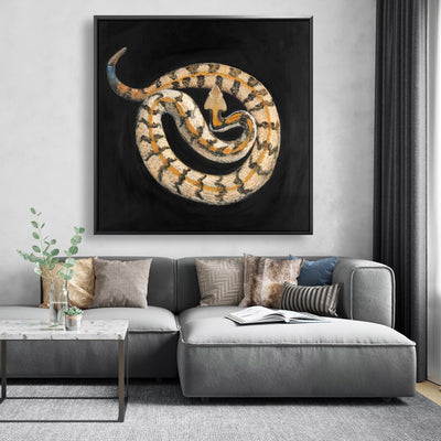 Southern Timber Rattlesnake, Fine art gallery wrapped canvas 36x36
