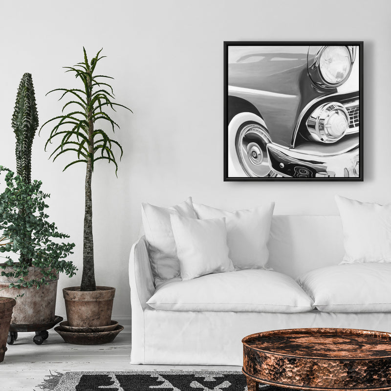 Beautiful Old Car, Fine art gallery wrapped canvas 24x36