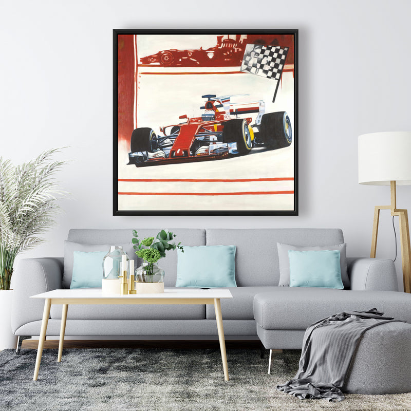 Motorsport, Fine art gallery wrapped canvas 36x36