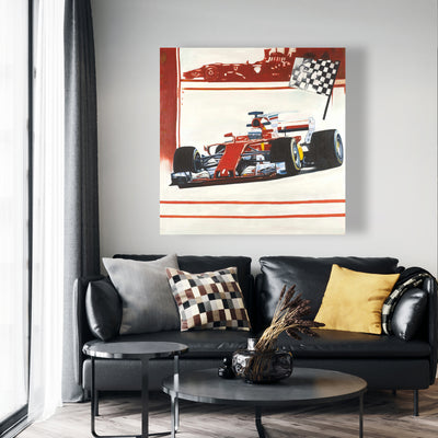 Motorsport, Fine art gallery wrapped canvas 36x36