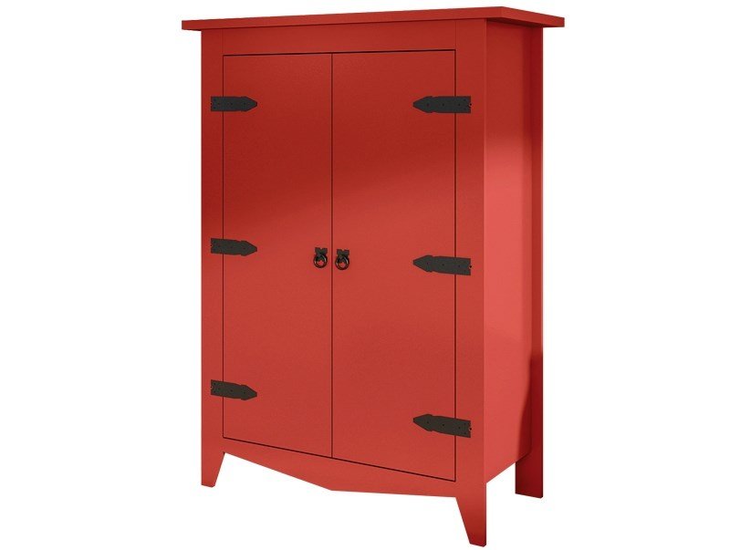 Classic Red Cabinet Armoire