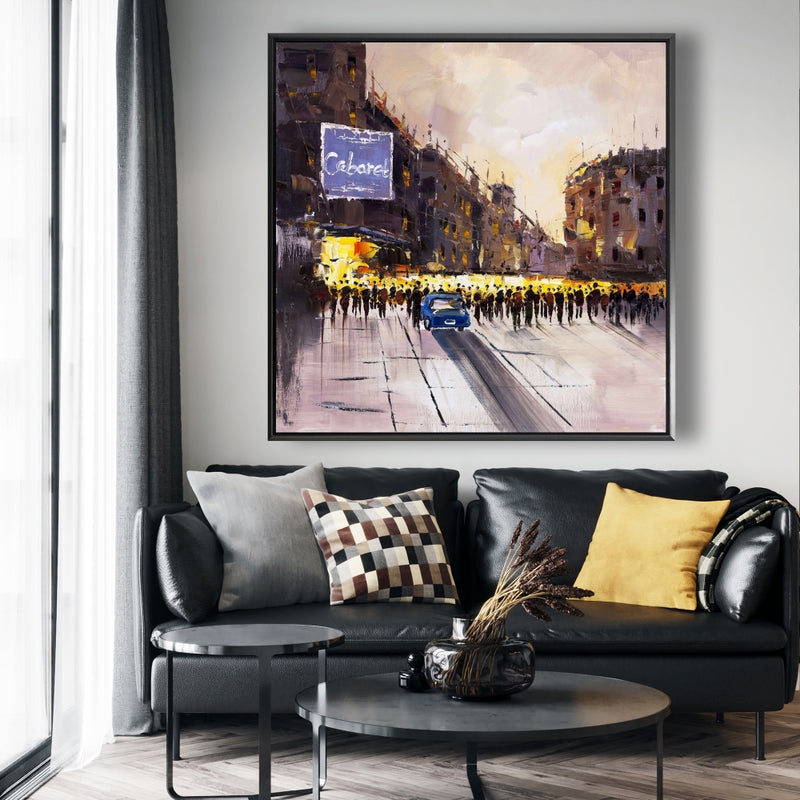 Ready For The Show, Fine art gallery wrapped canvas 16x48