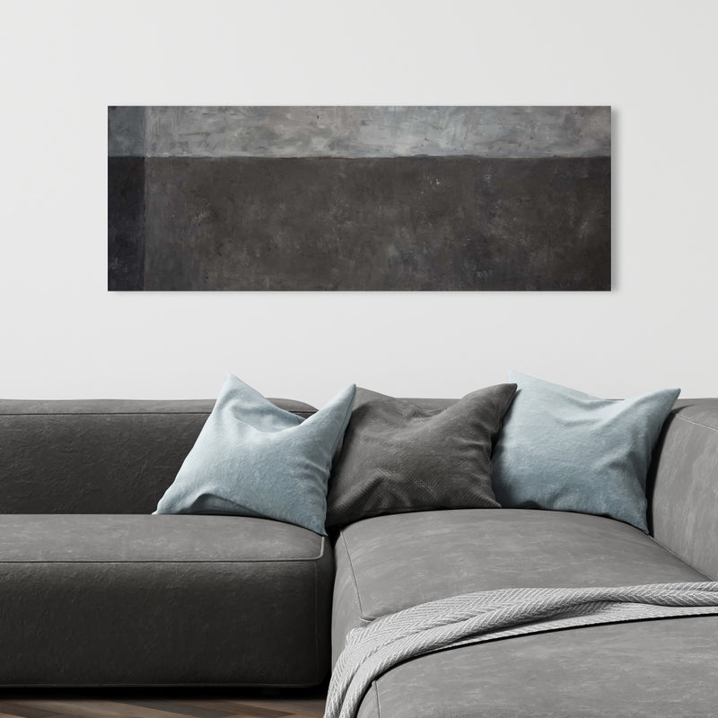 Shades Of Gray, Fine art gallery wrapped canvas 16x48