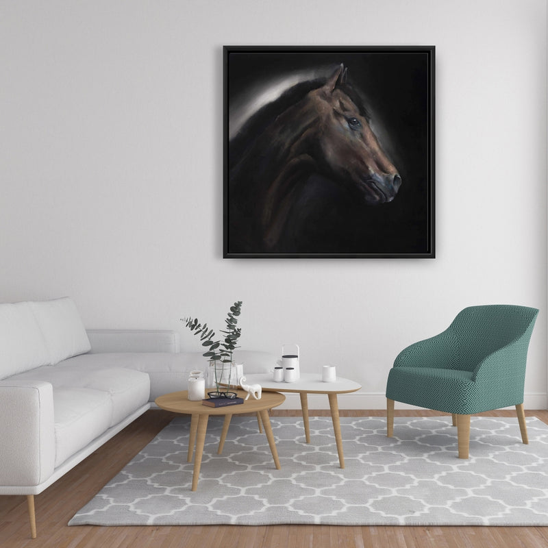 Loneliness Horse, Fine art gallery wrapped canvas 24x36