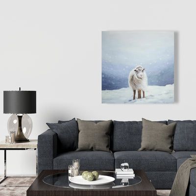 Long Hair Sheep, Fine art gallery wrapped canvas 36x36
