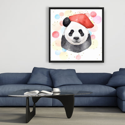 Artist Panda, Fine art gallery wrapped canvas 36x36
