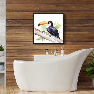 Toucan Perched , Fine art gallery wrapped canvas 24x36