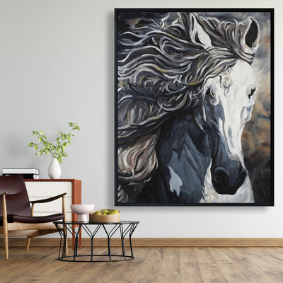 Front Wild Horse, Fine art gallery wrapped canvas 24x36