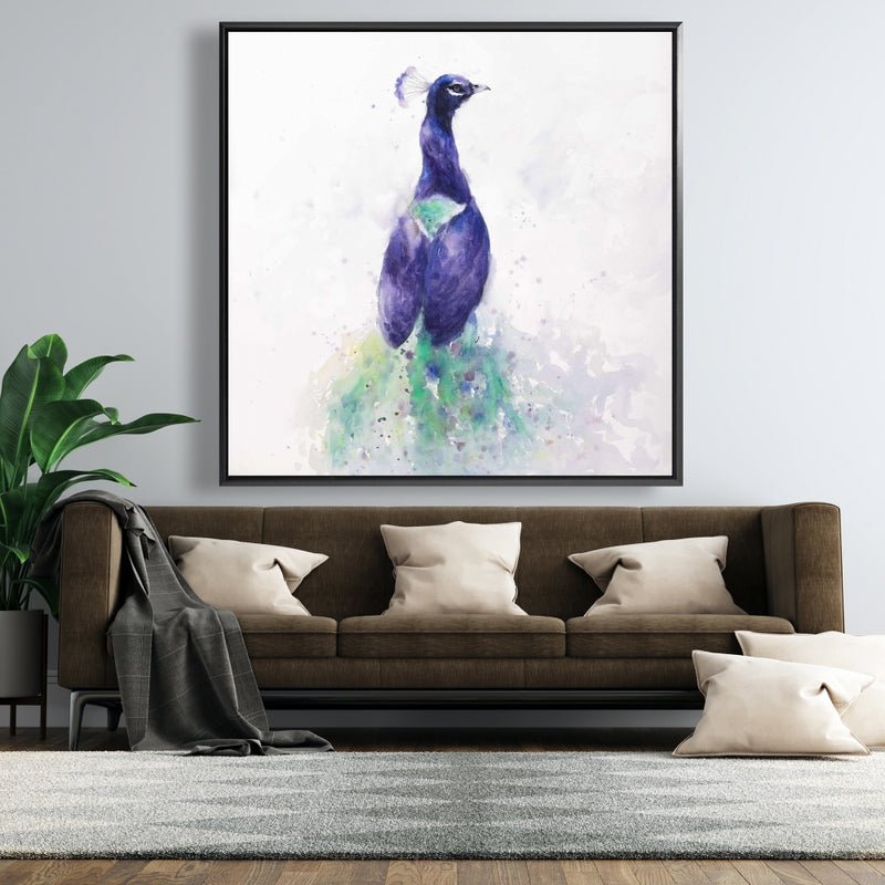 Graceful Peacock, Fine art gallery wrapped canvas 24x36