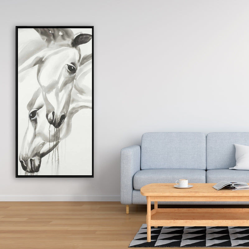 Inseparables, Fine art gallery wrapped canvas 16x48