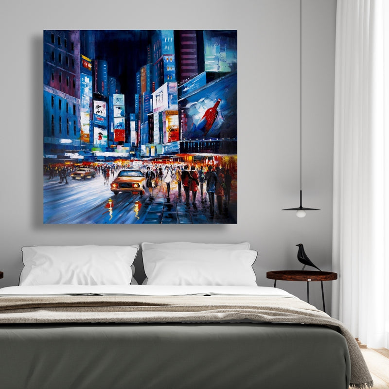 Times Square Perspective, Fine art gallery wrapped canvas 24x36