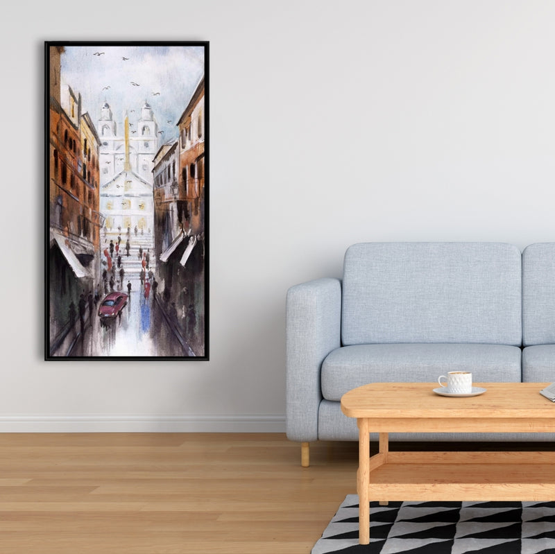 Historic Place, Fine art gallery wrapped canvas 16x48
