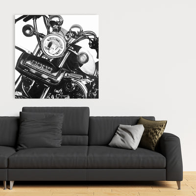 Realistic Motorcycle, Fine art gallery wrapped canvas 24x36