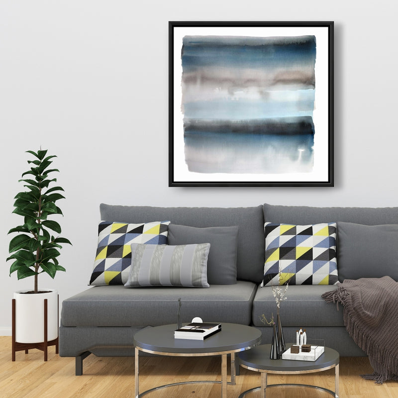 Blue Stripes, Fine art gallery wrapped canvas 24x36