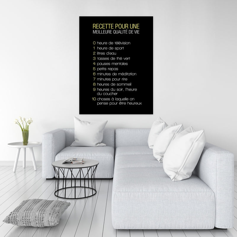 Recipe Of Happiness, Fine art gallery wrapped canvas 24x36