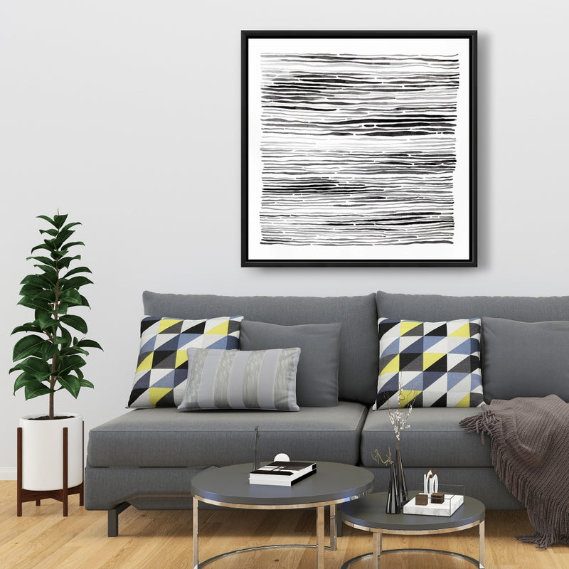 Gray Grooves, Fine art gallery wrapped canvas 24x36