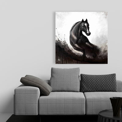 Horse In Motion, Fine art gallery wrapped canvas 24x36