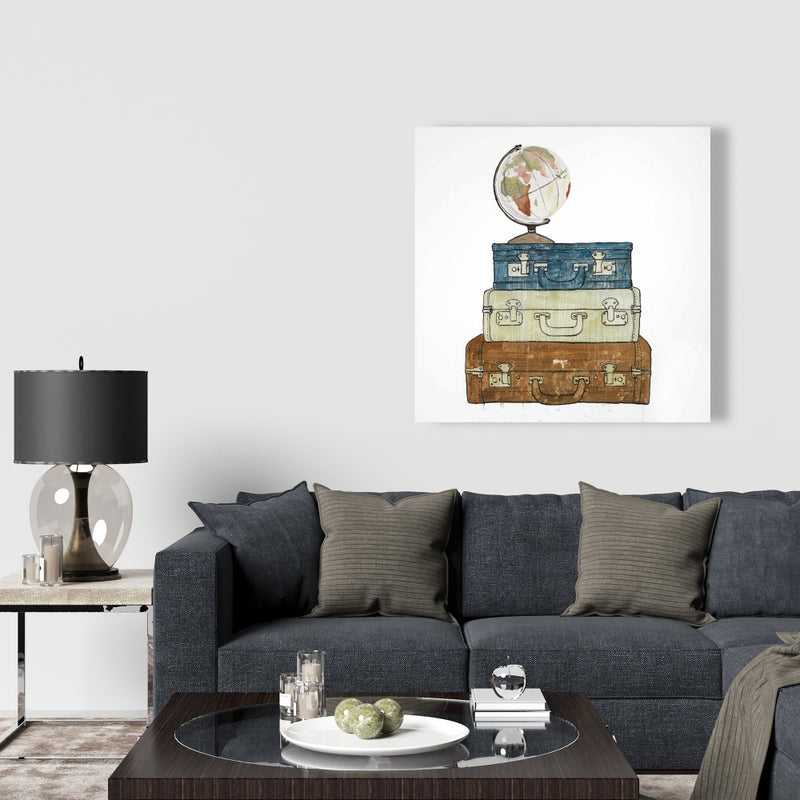 Go Around The World, Fine art gallery wrapped canvas 24x36