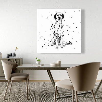 Dalmatian Dog, Fine art gallery wrapped canvas 24x36