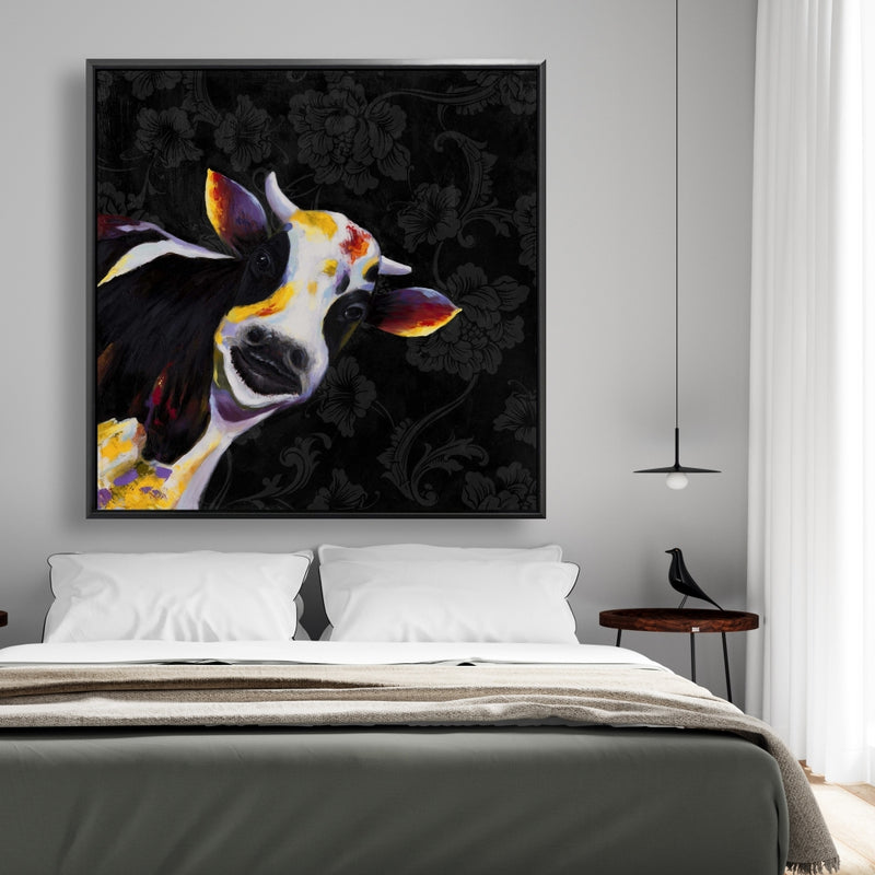 Funny Cow, Fine art gallery wrapped canvas 36x36