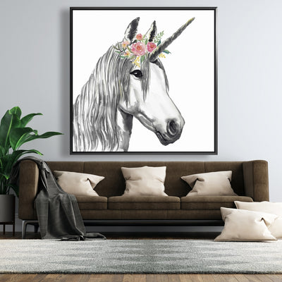 Unicorn, Fine art gallery wrapped canvas 24x36