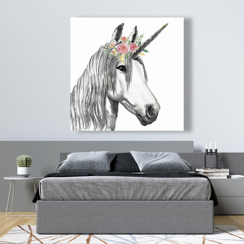 Unicorn, Fine art gallery wrapped canvas 24x36