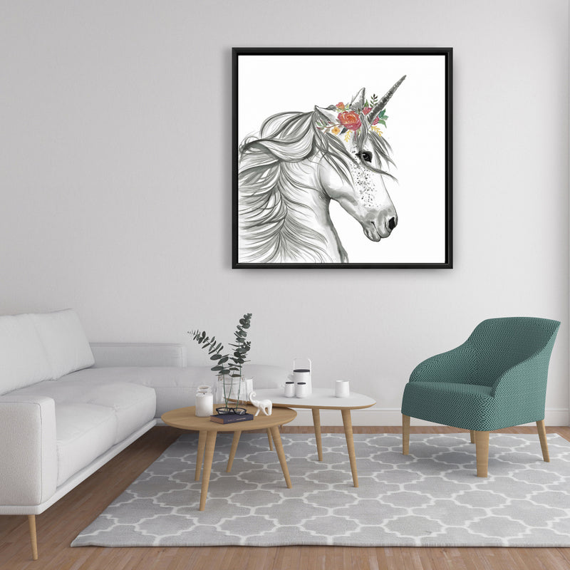 Magic Unicorn, Fine art gallery wrapped canvas 24x36