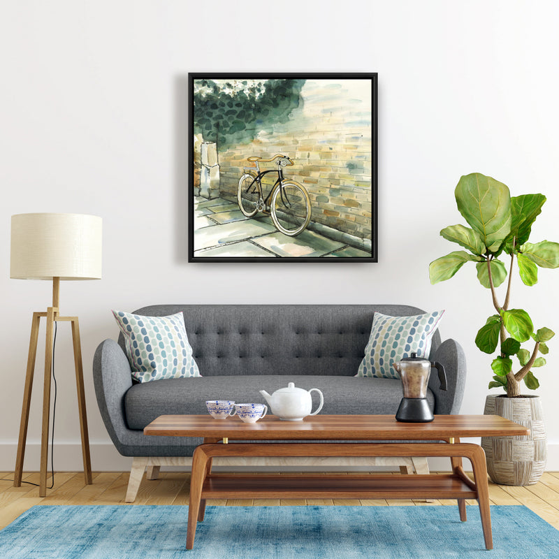 Old Urban Bicycle, Fine art gallery wrapped canvas 24x36