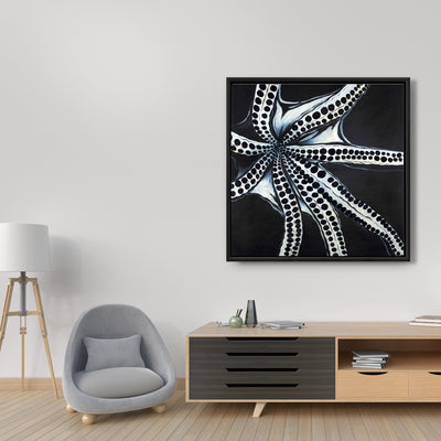 Large Octopus Tentacle, Fine art gallery wrapped canvas 36x36