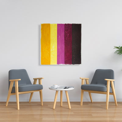 Live Stripes, Fine art gallery wrapped canvas 36x36
