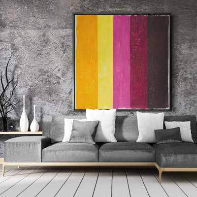 Live Stripes, Fine art gallery wrapped canvas 36x36