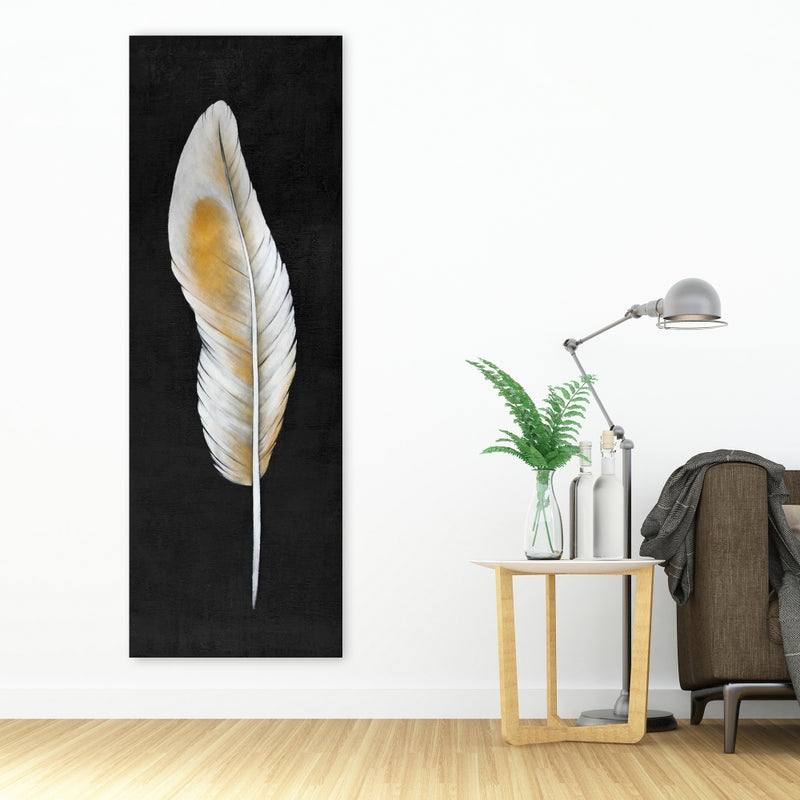 Feather, Fine art gallery wrapped canvas 16x48