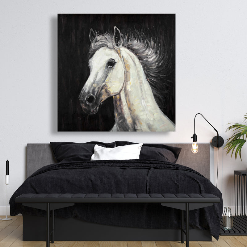 White Star Horse, Fine art gallery wrapped canvas 24x36