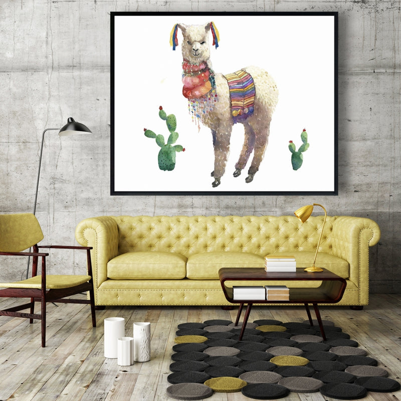 Lama Parade, Fine art gallery wrapped canvas 24x36