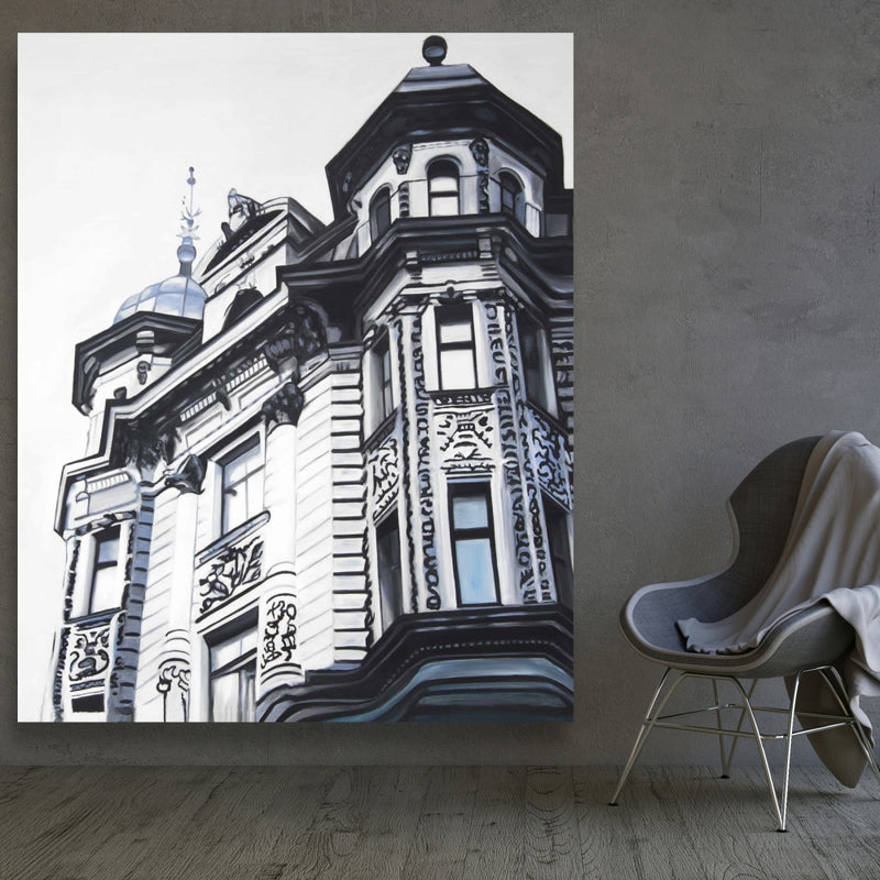 Historic Apartment, Fine art gallery wrapped canvas 24x36