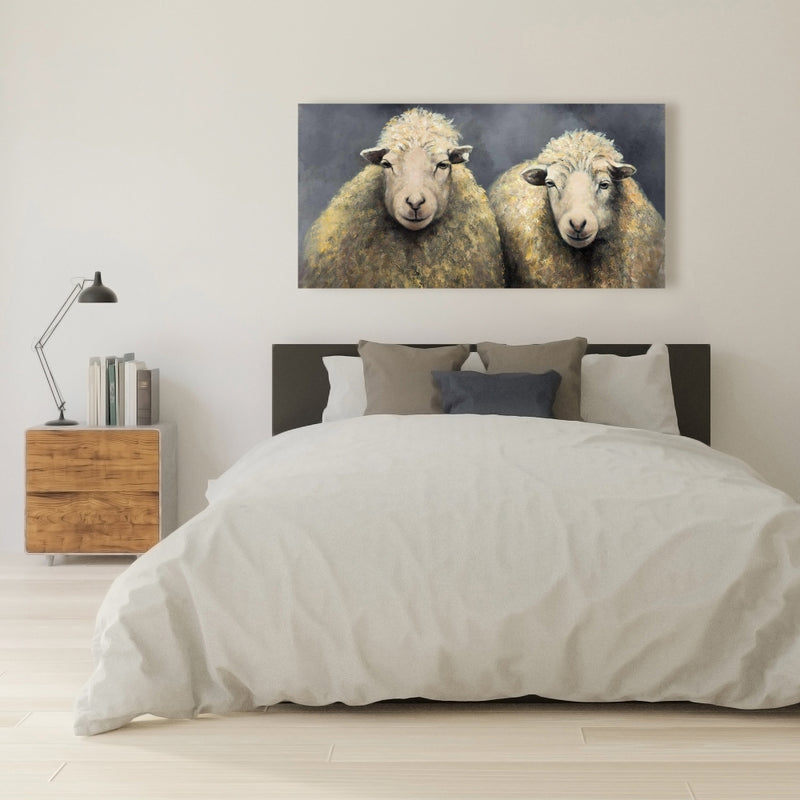 Wool Sheeps, Fine art gallery wrapped canvas 24x36