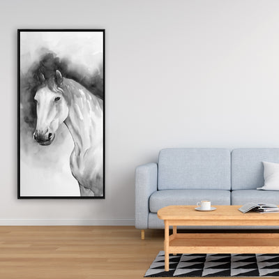 Domino Horse, Fine art gallery wrapped canvas 24x36