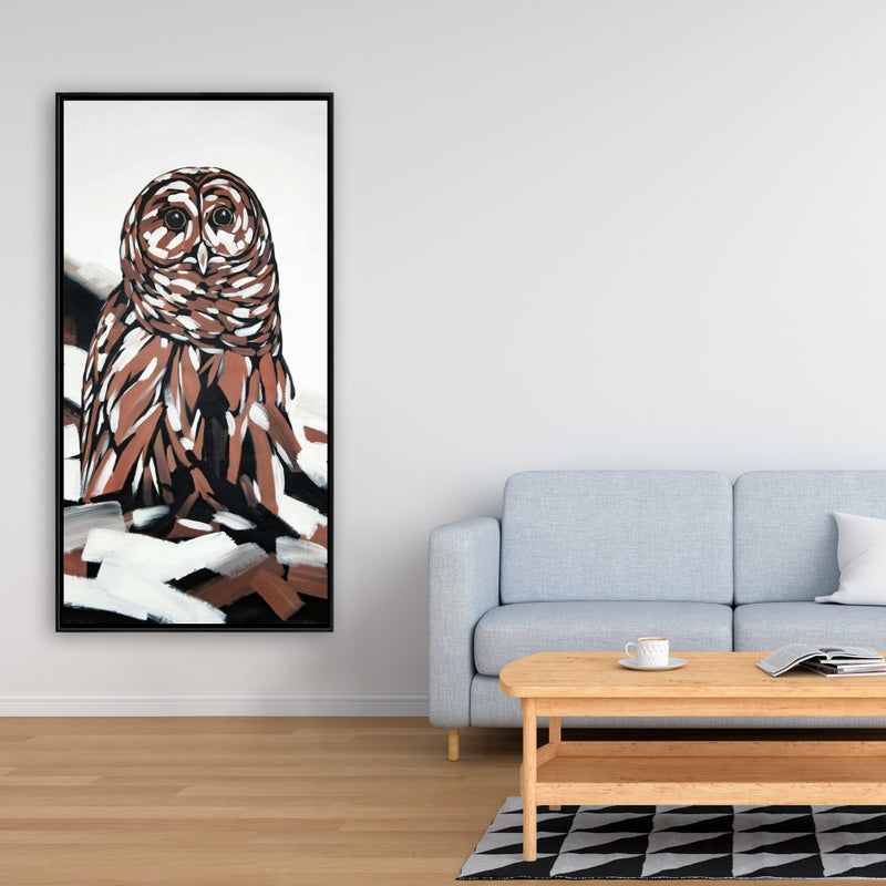 Tawny Owl, Fine art gallery wrapped canvas 24x36