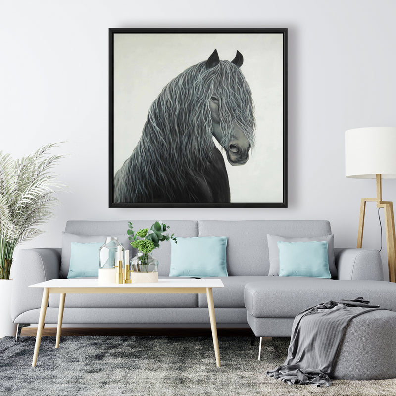 Wild Heart Horse, Fine art gallery wrapped canvas 24x36